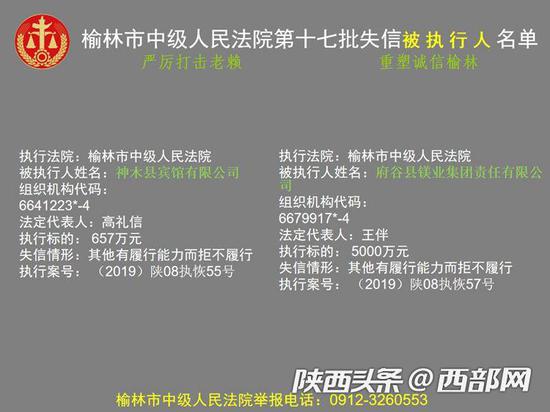 榆林最新老赖名单公布，失信行为的警示与反思